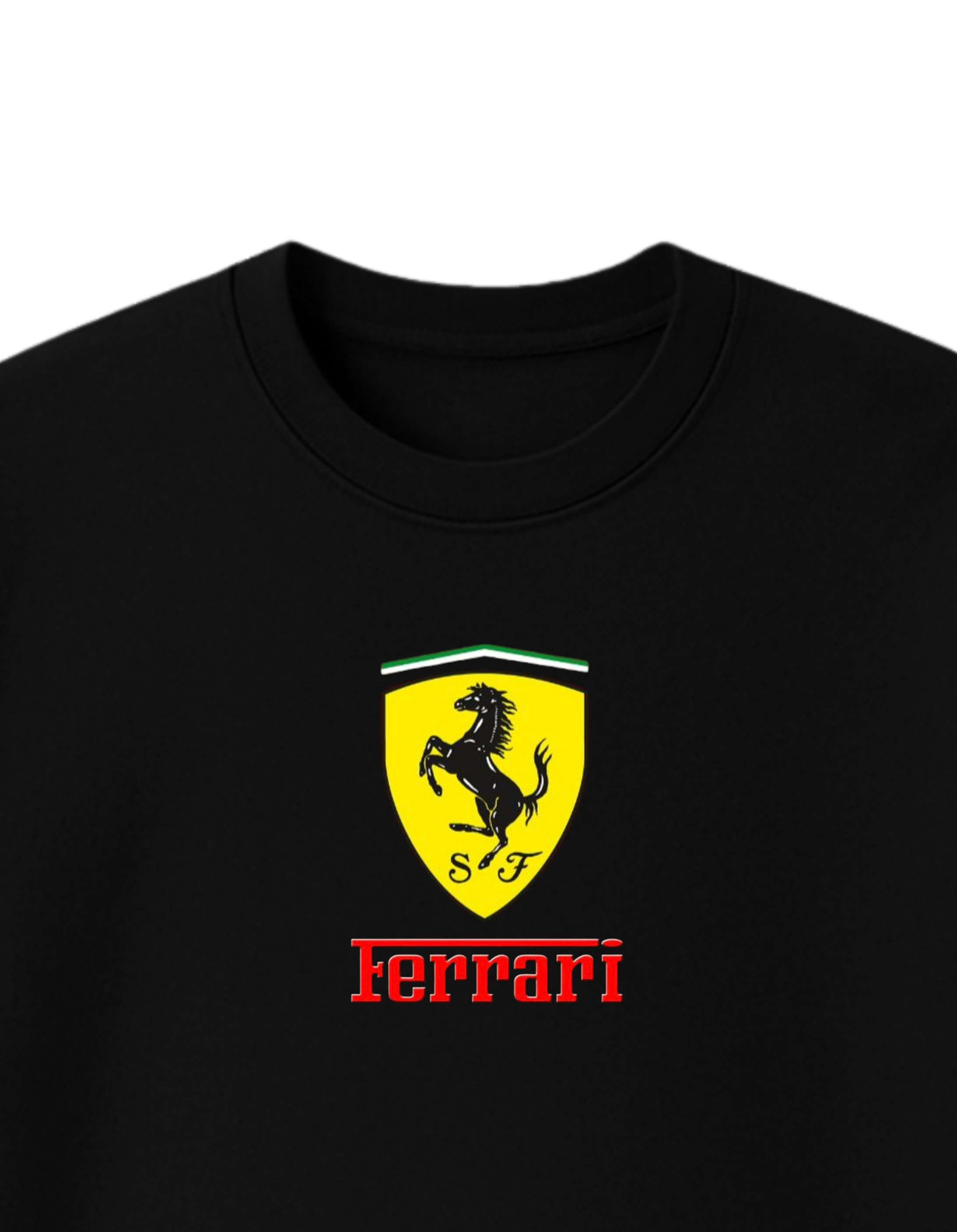 Ferrari Themed Oversized Tshirt- 100% Cotton || 240 Gsm French terry