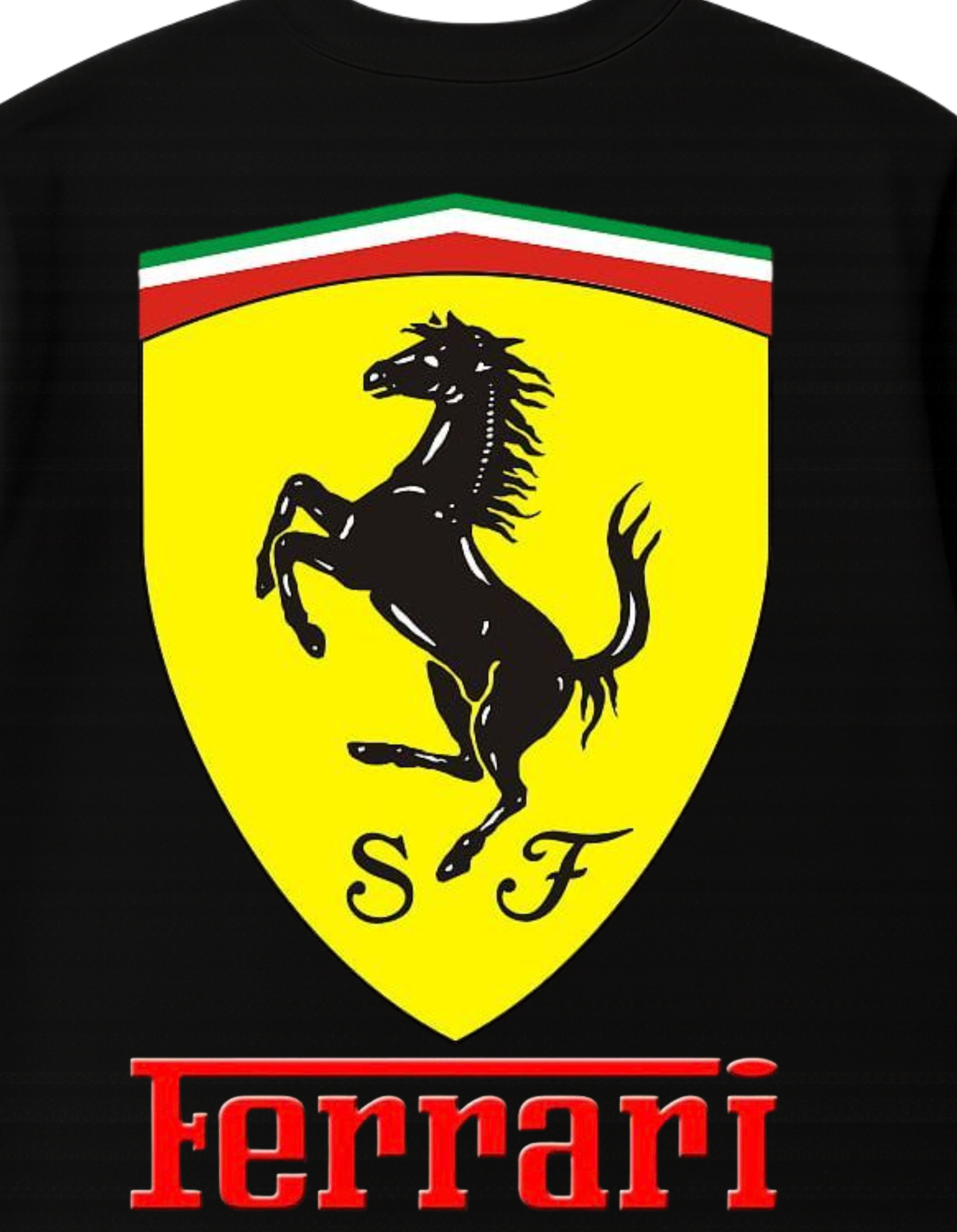 Ferrari Themed Oversized Tshirt- 100% Cotton || 240 Gsm French terry