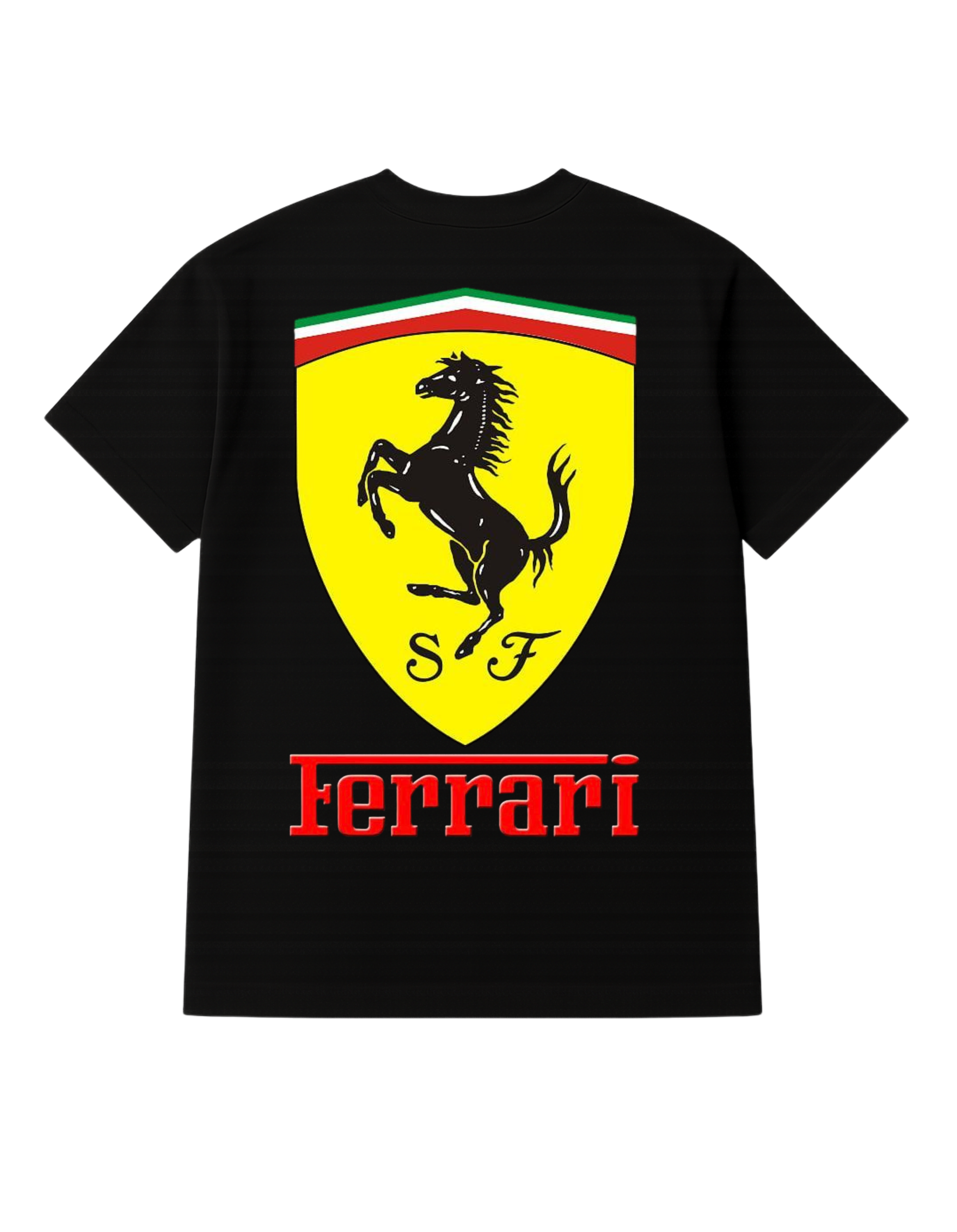 Ferrari Themed Oversized Tshirt- 100% Cotton || 240 Gsm French terry