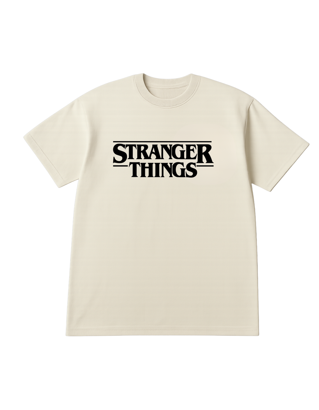 Stranger Things Themed Oversized Tshirt- 100% Cotton || 240 Gsm French terry