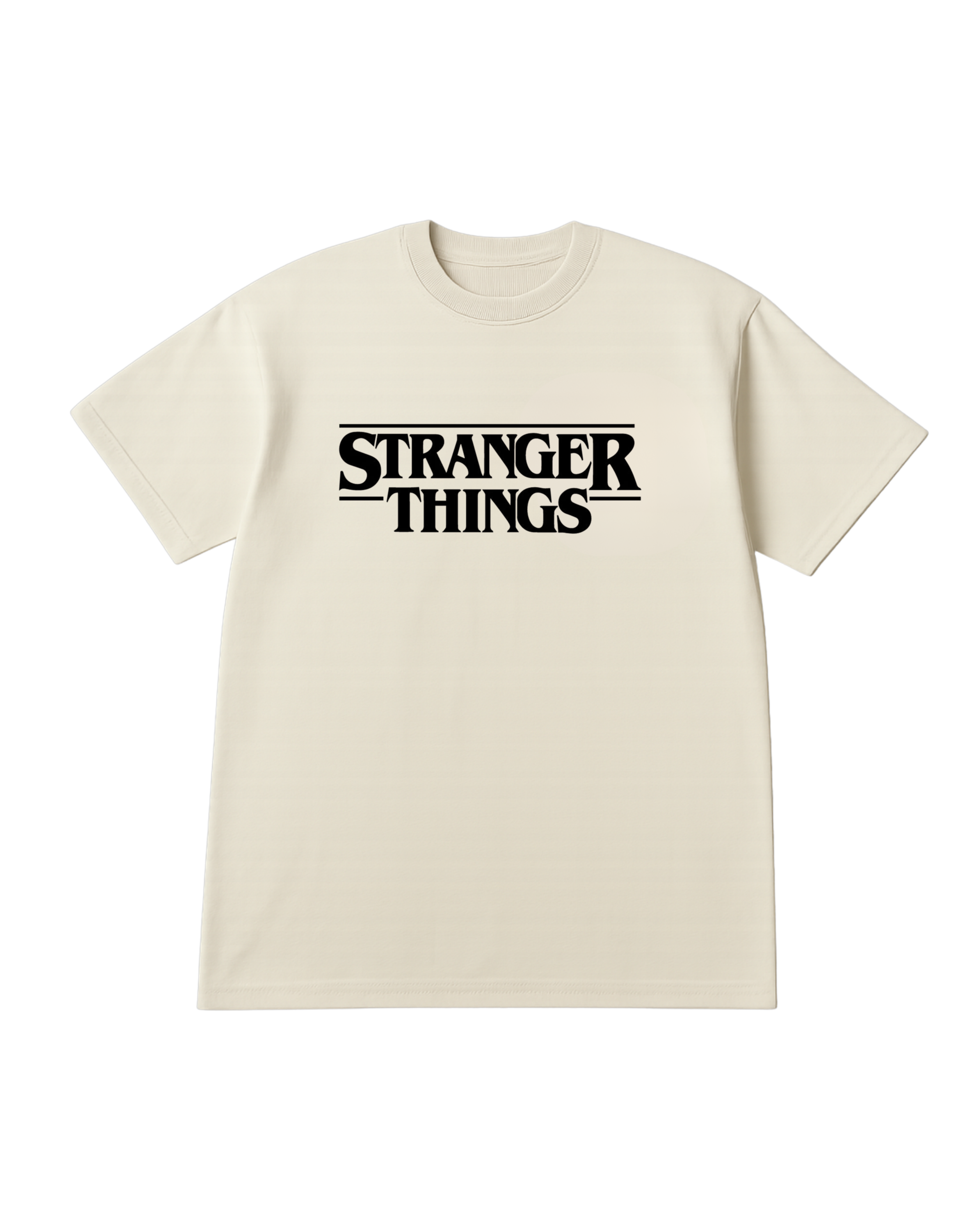 Stranger Things Themed Oversized Tshirt- 100% Cotton || 240 Gsm French terry