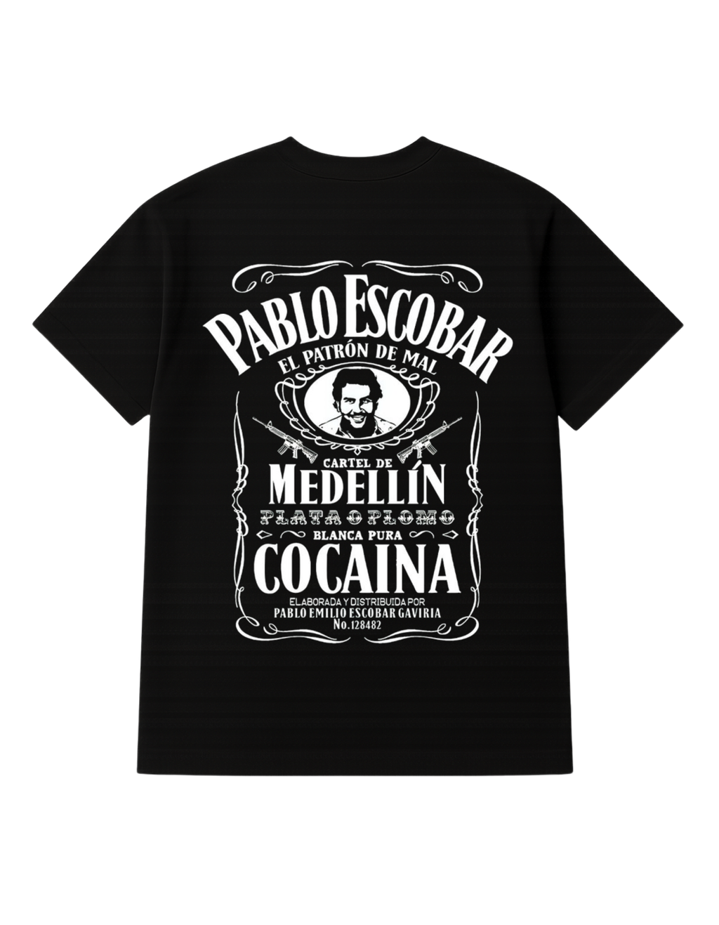 Pablo Escobar Themed Oversized Tshirt- 100% Cotton || 240 Gsm French terry
