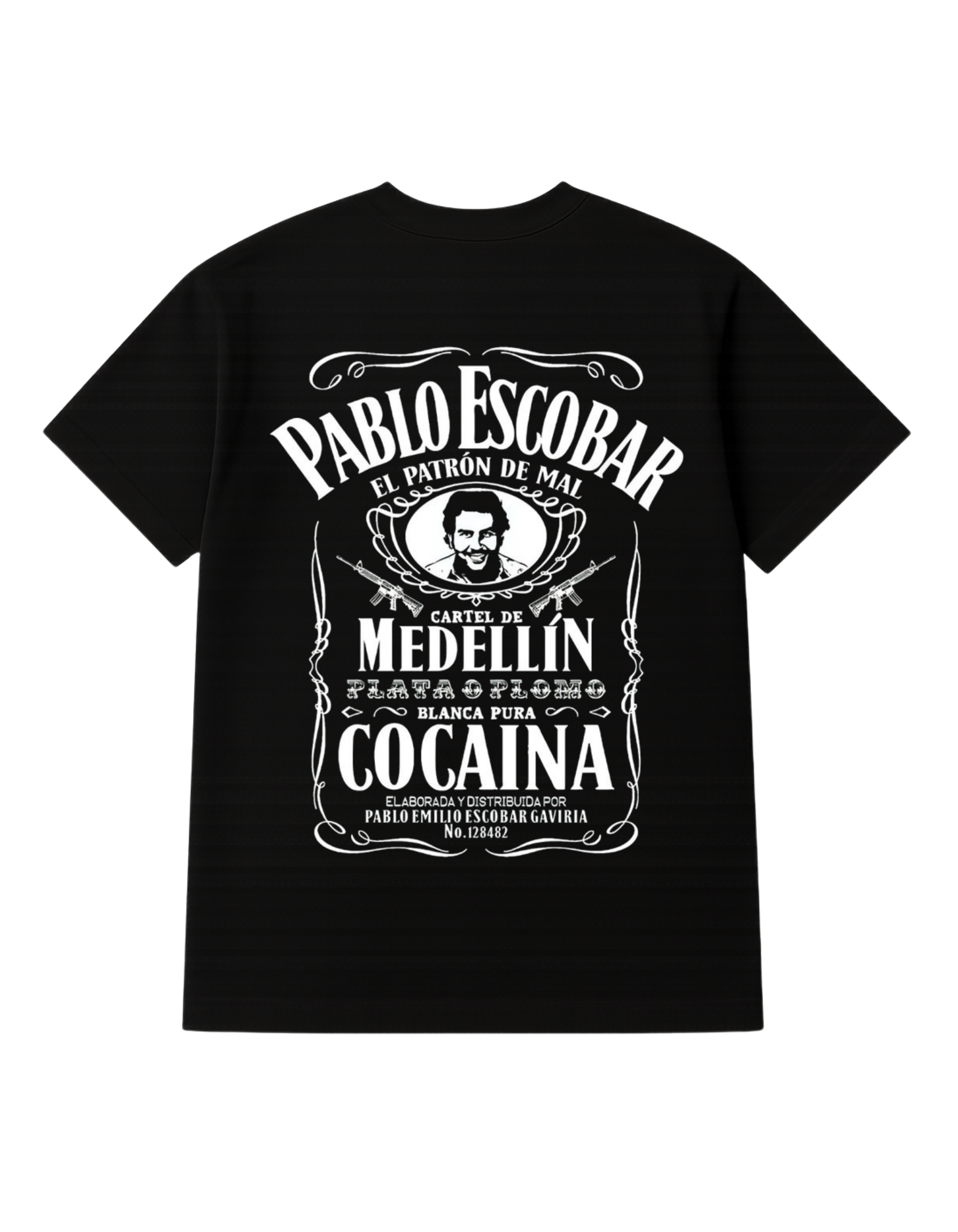 Pablo Escobar Themed Oversized Tshirt- 100% Cotton || 240 Gsm French terry