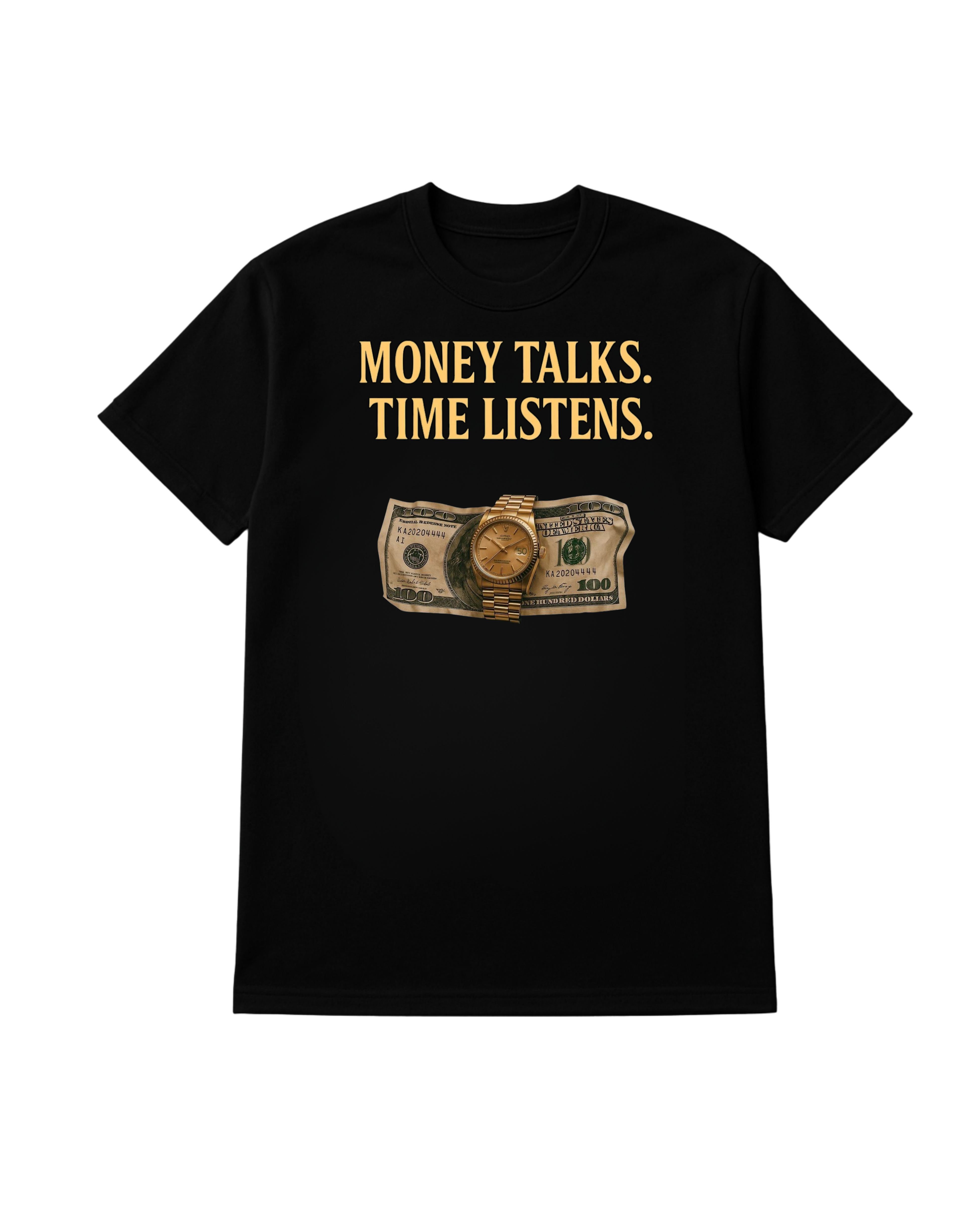 Money Talks Themed Oversized Tshirt- 100% Cotton || 240 Gsm French terry