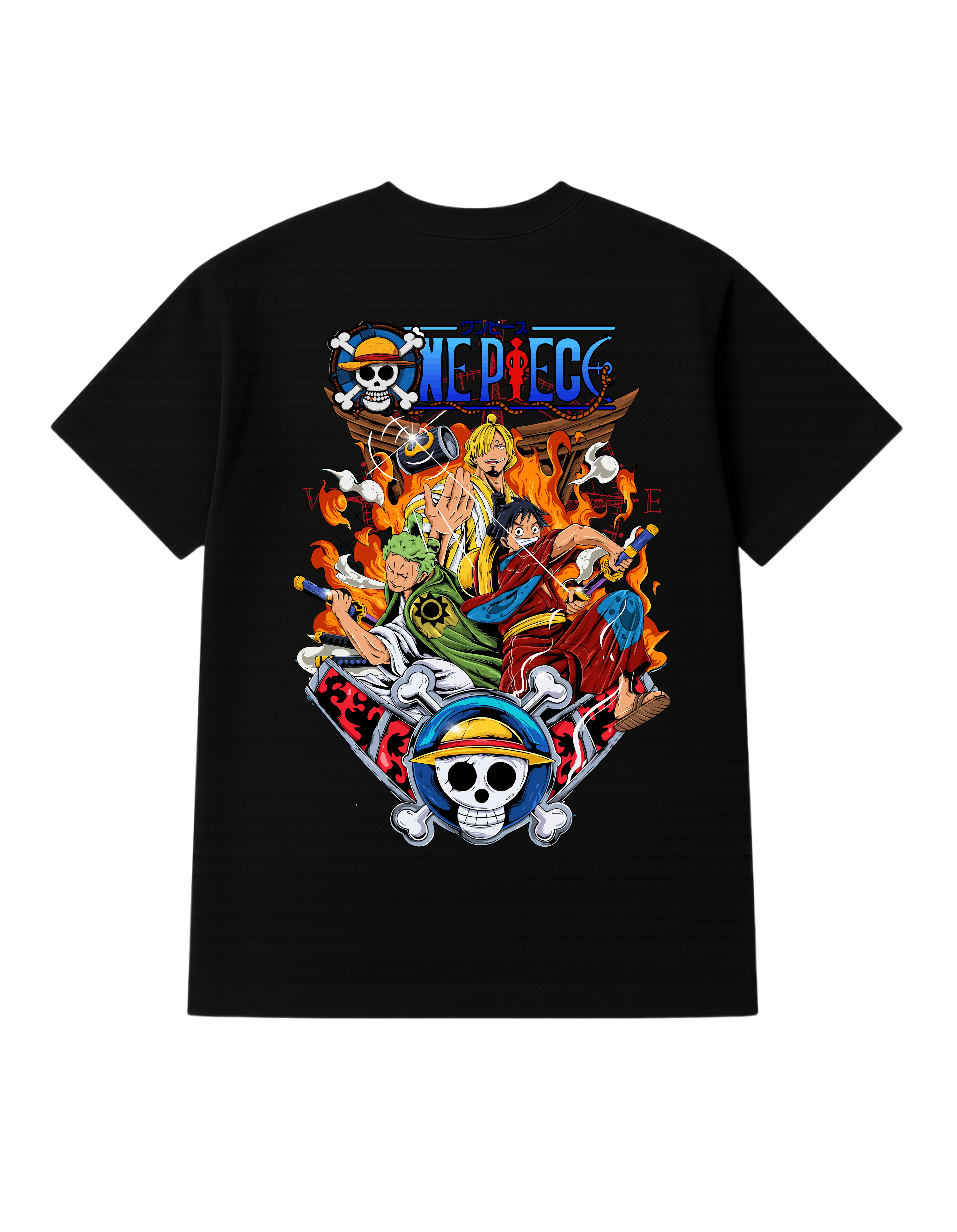 One Piece Themed Oversized Tshirt- 100% Cotton || 240 Gsm French terry