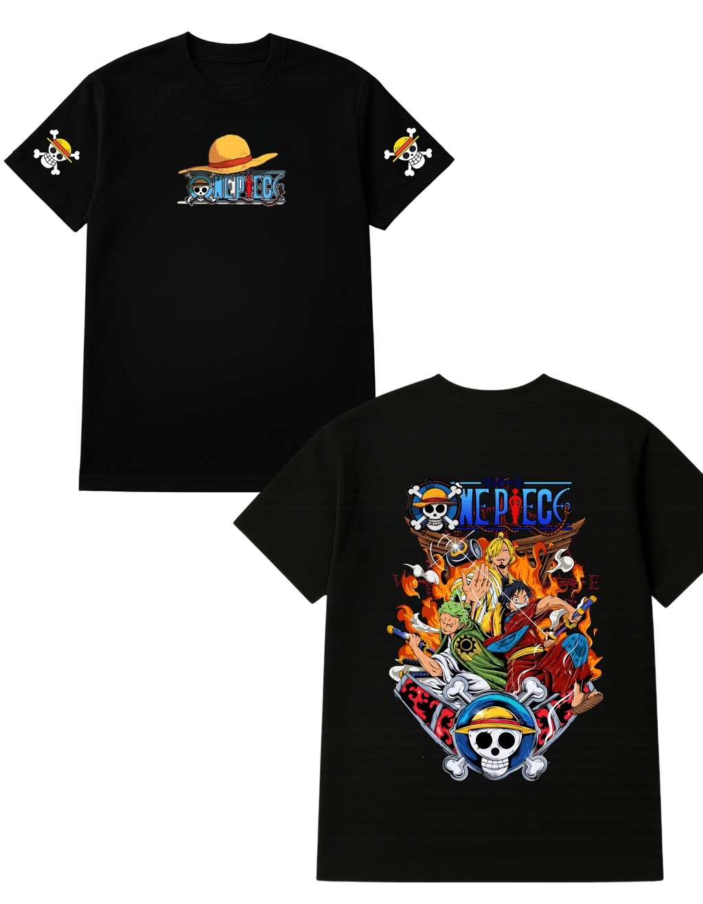 One Piece Themed Oversized Tshirt- 100% Cotton || 240 Gsm French terry