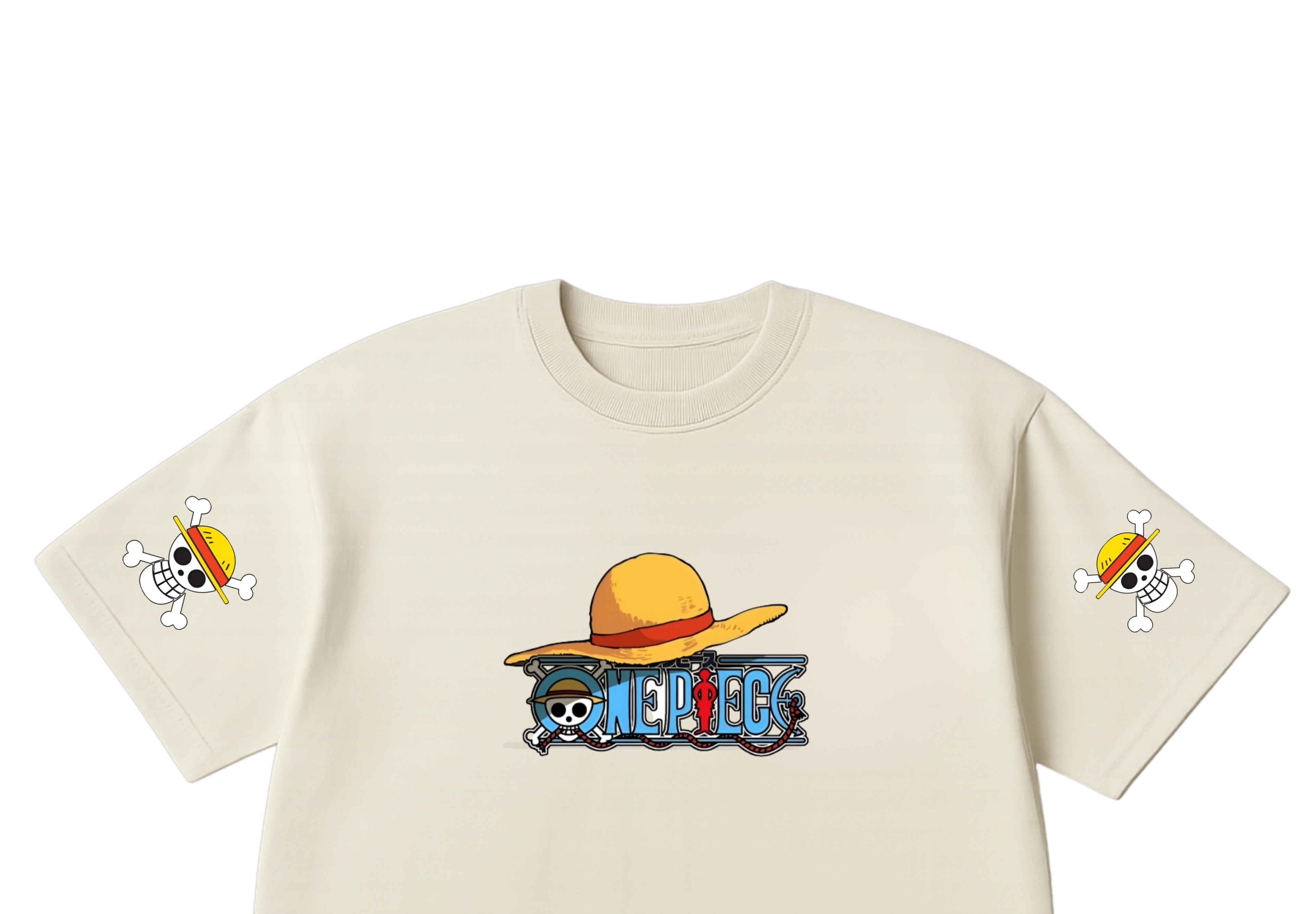 One Piece Themed Oversized Tshirt- 100% Cotton || 240 Gsm French terry