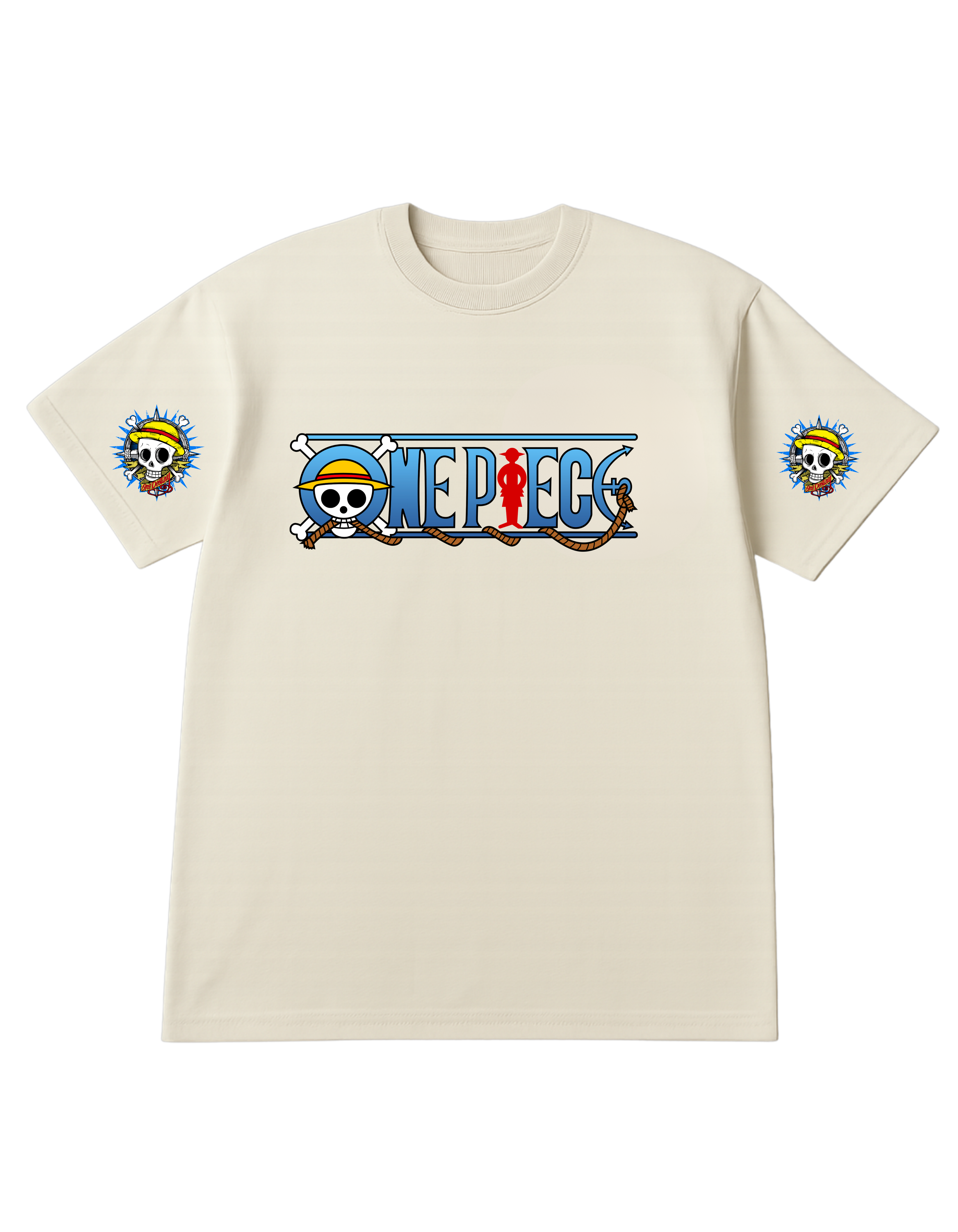 Monkey D. Luffy Themed Oversized Tshirt- 100% Cotton || 240 Gsm French terry