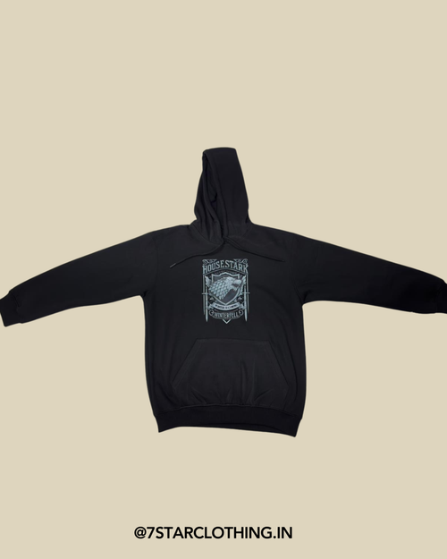 Game of Throne themed Hoodie in Black Color Premium Fabric || 100% Cotton || Warm & Cosy