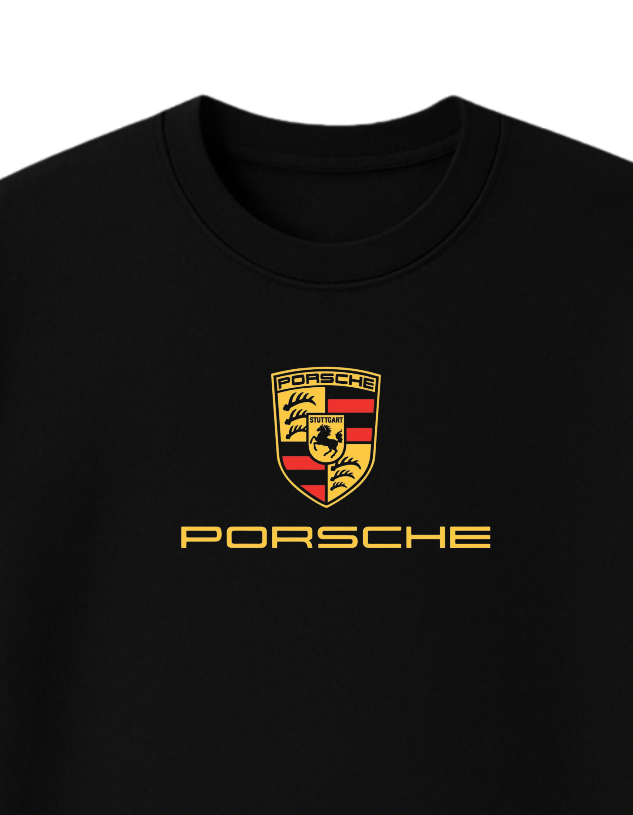 Porsche Themed Oversized Tshirt- 100% Cotton || 240 Gsm French terry