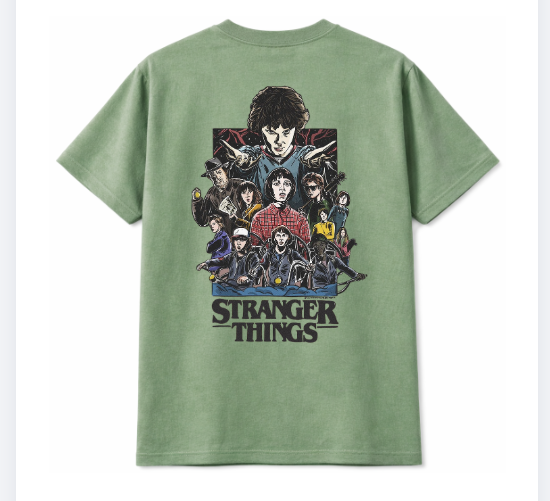 Stranger Things Themed Oversized Tshirt- 100% Cotton || 240 Gsm French terry